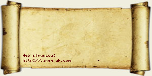 Angelina Večanski vizit kartica